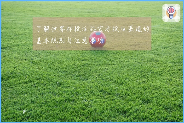 了解世界杯投注站官方投注渠道的基本规则与注意事项
