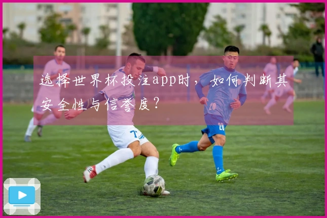 选择世界杯投注app时，如何判断其安全性与信誉度？